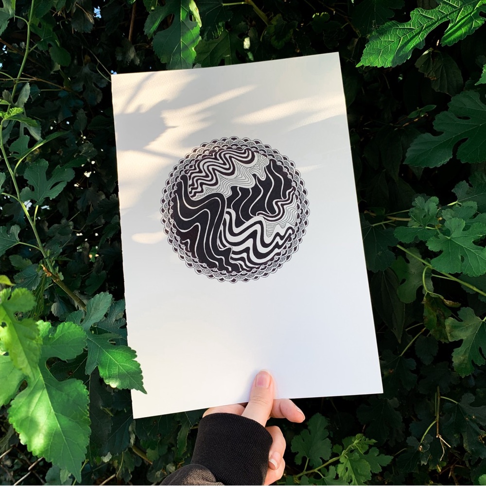 Abstract original drawing